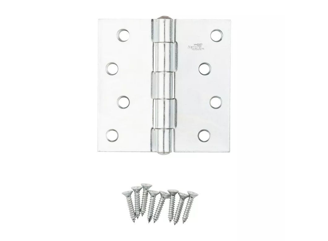 National Hardware Zinc Plated Non-Removable Pin Hinge, 4-In