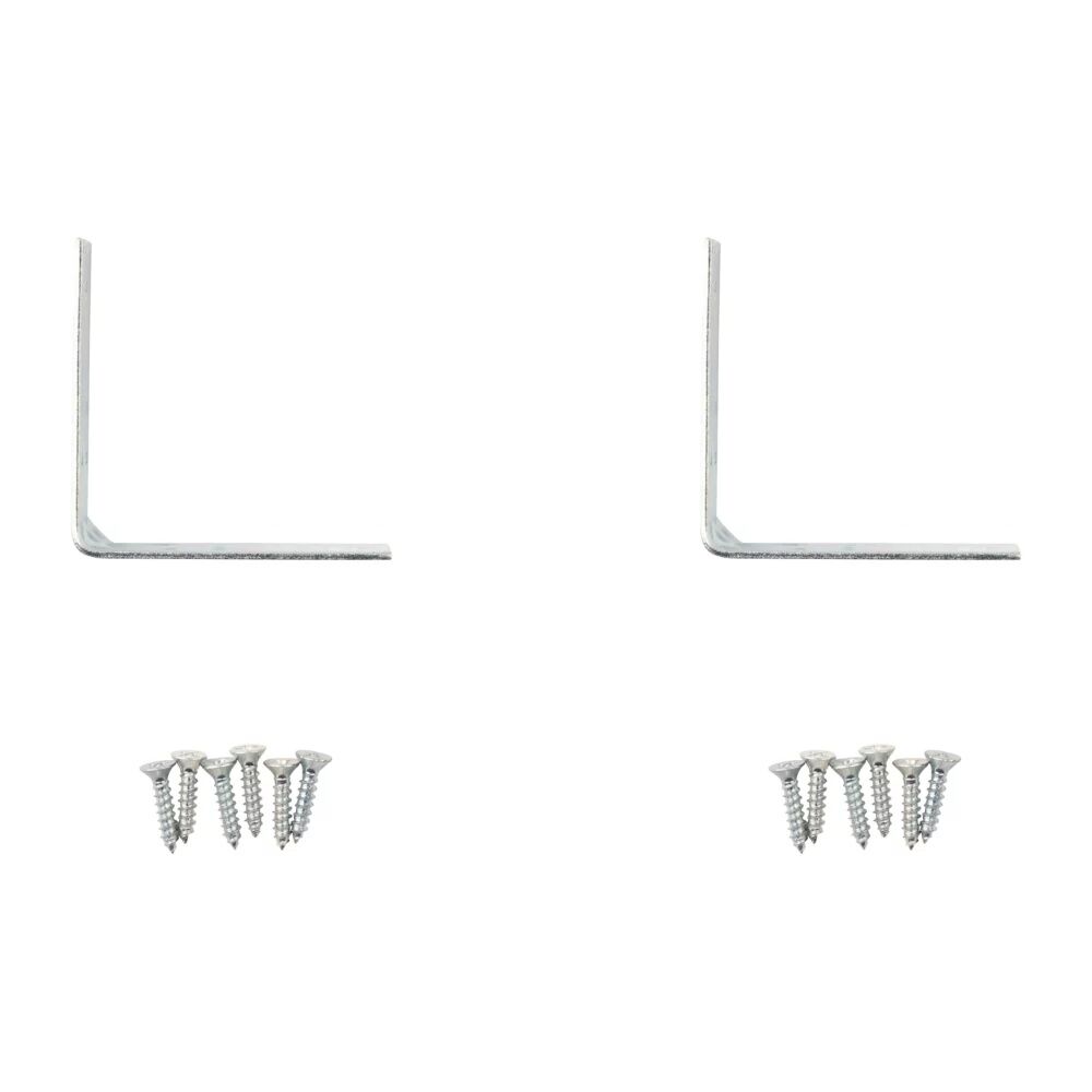 National Hardware Zinc Plated Corner Brace, 2 1/2-In X 1 1/2-In