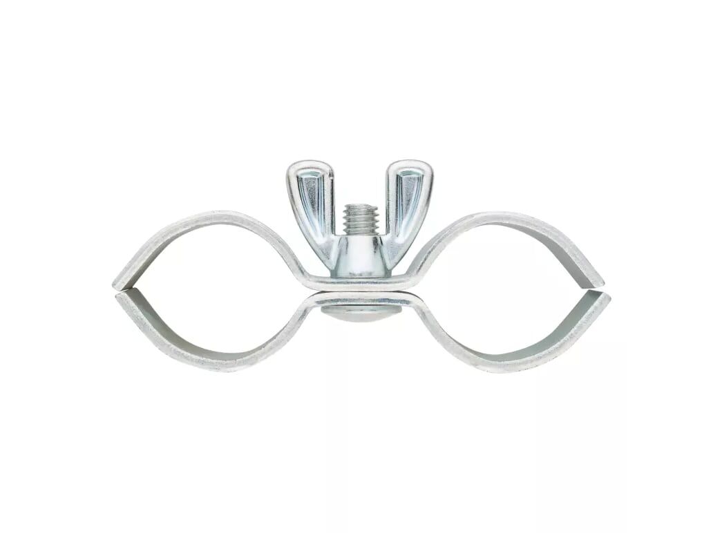 National Hardware Zinc Plated Pipe Clamp, 1 5/8-In