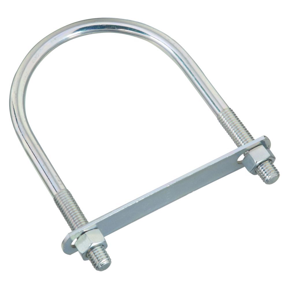 National Hardware Zinc Plated U Bolt, #882 - 1/2-In x 4 1/2-In x 7-In