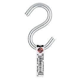 National Hardware Zinc Plated Open S Hook, 3 1/2-In