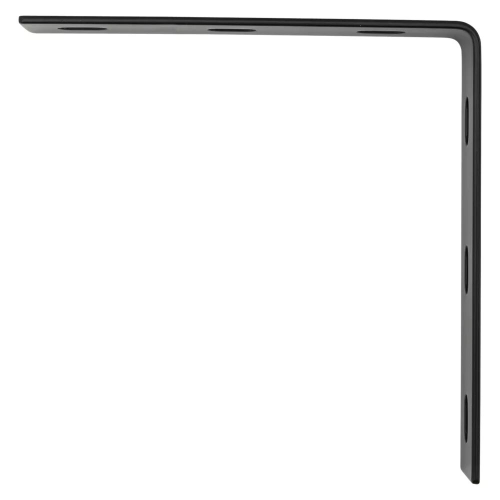 National Hardware Black Corner Brace, 7 1/8-In X 1/8-In
