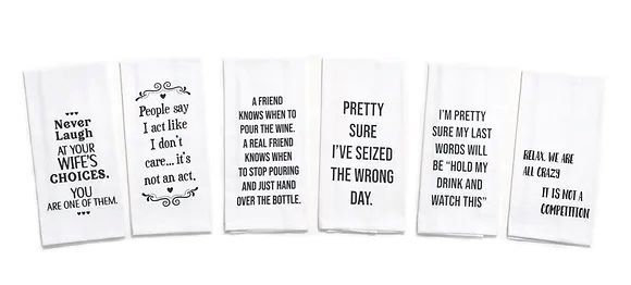 Nidico Group Inc. Funny Witty Sayings Kitchen Towel Assortment