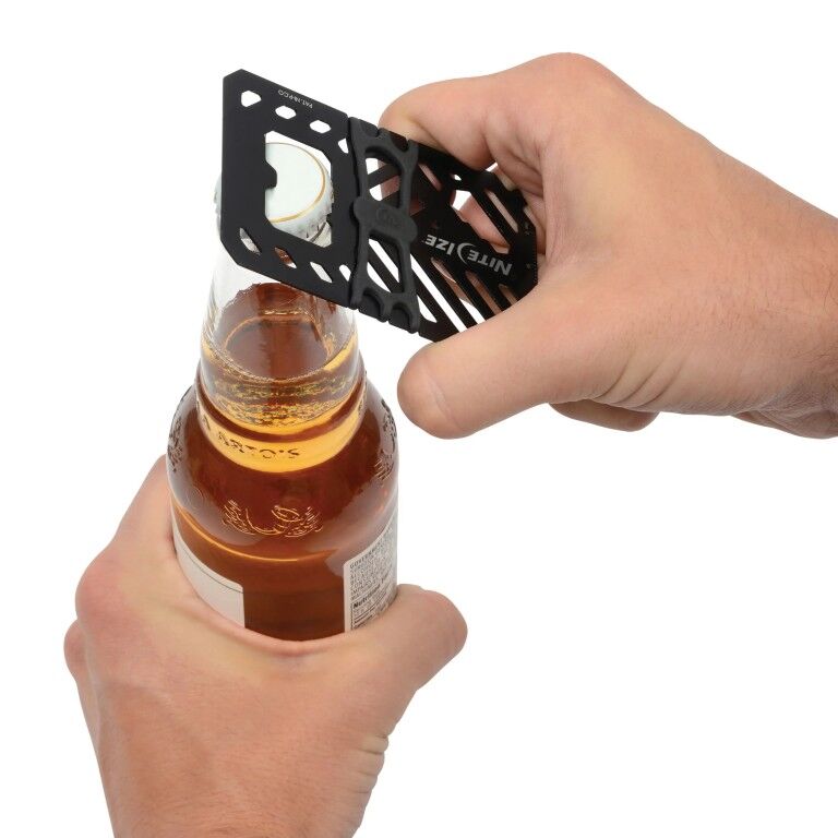 Nite Ize Black Financial 7-In-1 Tool Multi Tool Wallet