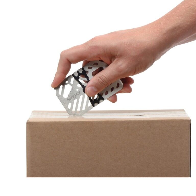 Nite Ize Black Financial 7-In-1 Tool Multi Tool Wallet