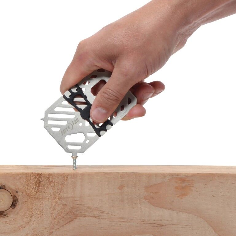 Nite Ize Black Financial 7-In-1 Tool Multi Tool Wallet