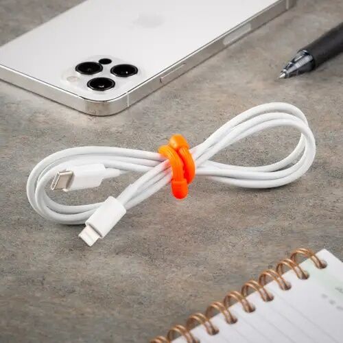 Nite Ize Gear Tie Original Reusable Rubber Twist Tie Assorted, 4-Pk