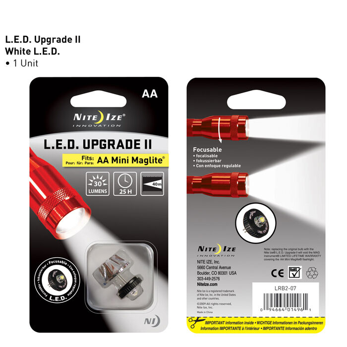 High Power Led Upgrade Fits C Or D Cell Flashlights - 74 Lumens