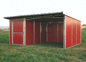 Noble Panels & Gates Metal Shelter Roof Kit RMK12, 12-Ft x 12-Ft