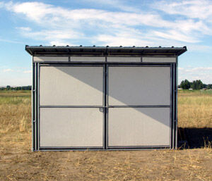 Noble Panels & Gates Metal Shelter Roof Kit RMK12, 12-Ft x 12-Ft