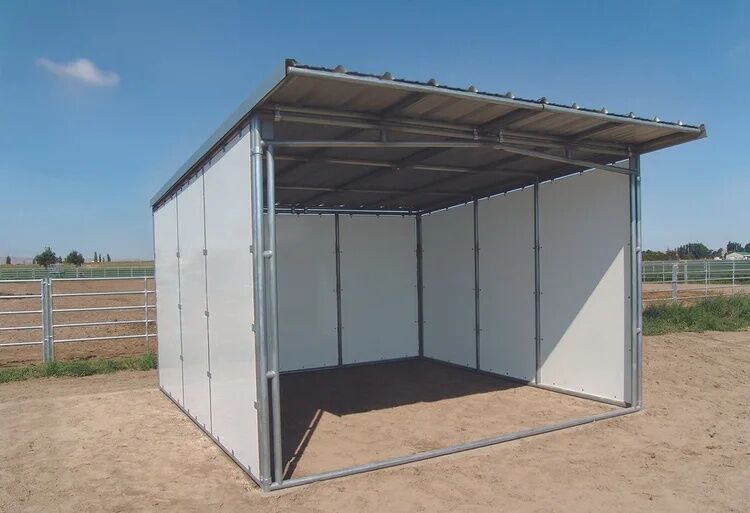 Noble Panels & Gates Sloped Double Bow Frame Piece, 12 ft. (Shelter Piece Frame Only)