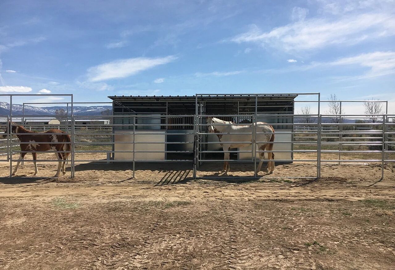 Nobel Panels & Gates 5-Rail Panel With 6 ft. Gate WPGCB12-6, 12 ft. (Panel Piece Only)