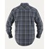 Men’s Flannel Shirt in Faded Blue Plaid