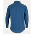 Men's Long Sleeve Weathered Work Shirt in Steel Blue