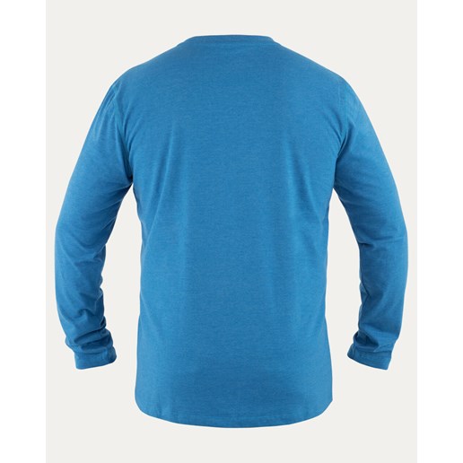 Men's The Best Dang™ Long Sleeve Pocket T in Grecian Blue