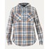 Women’s Hooded Flannel Shirt in Cashmere Blue Plaid