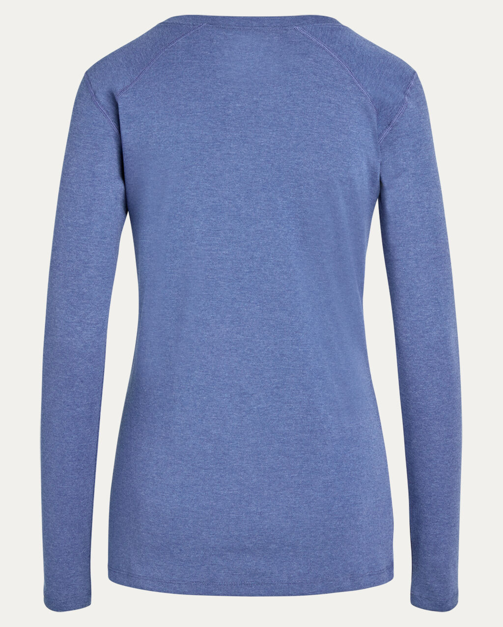 Women's Tug-Free™ Long Sleeve Crew in Navy Heather