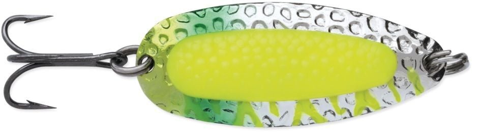 Blue Fox Pixee Fluorescent Chartreuse UV Spoon, #3, 1/2-Oz