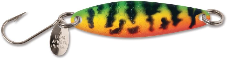 Luhr-Jensen Needlefish Spoon Fire Tiger, #1, 1 1/2-In