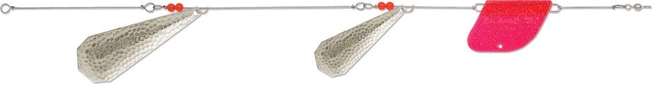 Luhr-Jensen Hammered Nickel Ford Fender Lake Troll, 15-In