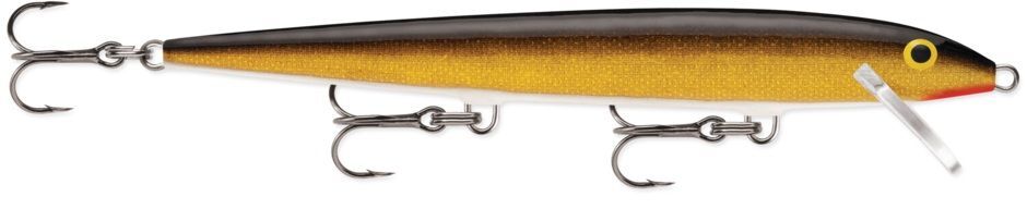 Rapala Original Floating Gold Jerkbait, 4-3/8-In, 3/16-Oz