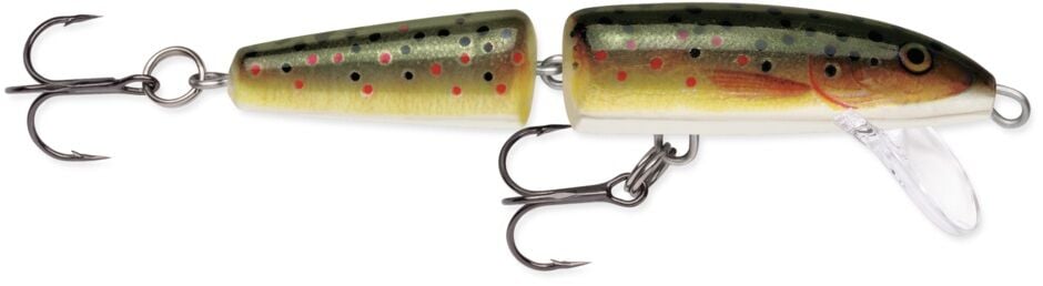 Rapala Brown Trout Jointed Jerkbait, 1/4-Oz, 3-1/2-In