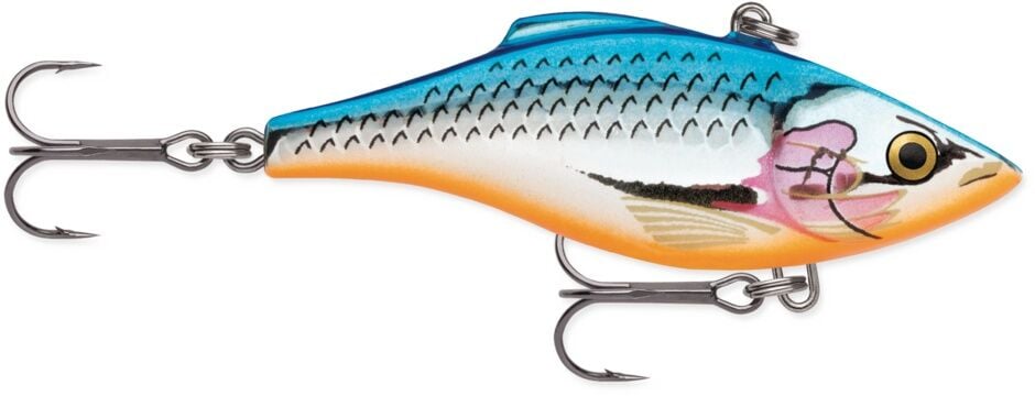 Rapala Rattlin' Rapala Silver Blue Fishing Lure, 2-3/4-In