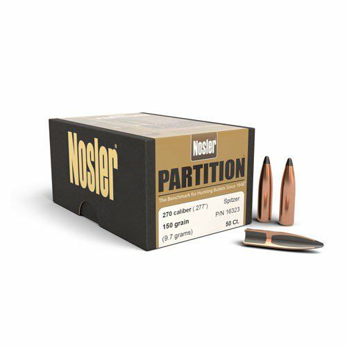 Partition 270 Caliber 150 grain Bullet 50CT