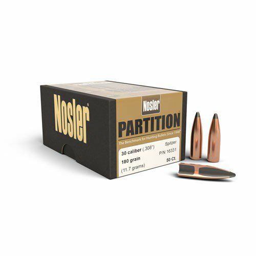 Partition 30 Caliber 180 grain Bullet 50CT