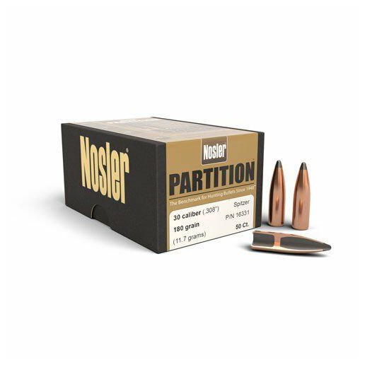 Partition 30 Caliber 180 grain Bullet 50CT