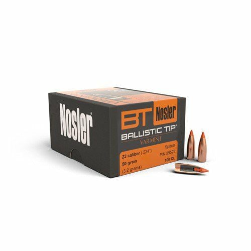 22 Caliber 50 grain Ballistic Tip® Varmint Bullet (100CT)