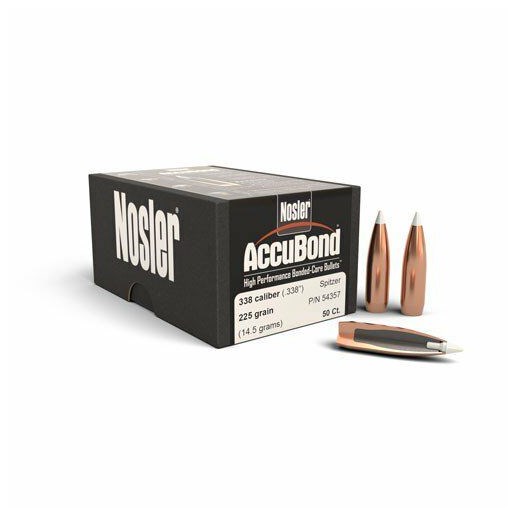 338 Caliber 225 grain Accubond® Bullet (50CT)