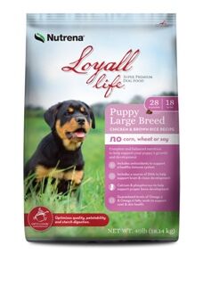 40lb Loyall Life Large Breed Puppy Chicken & Brown Rice