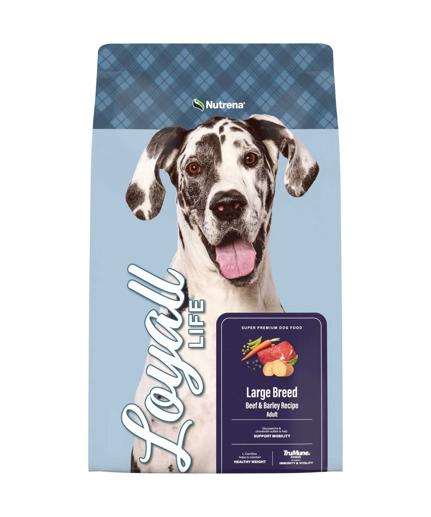 Nutrena Loyall Life Large Breed Beef & Barley Dog Food, 40-Lb