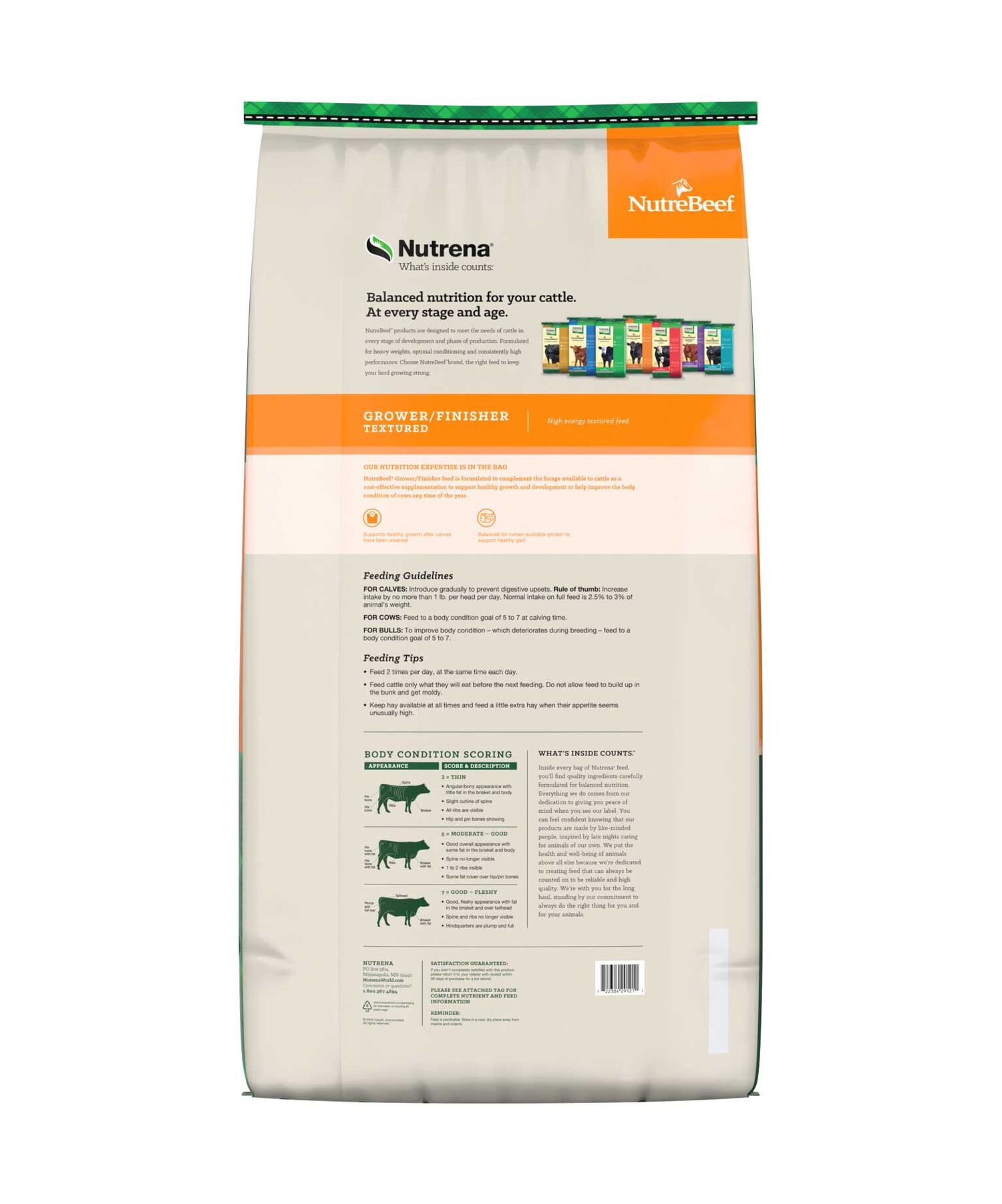 Nutrena NutreBeef Grower Finisher Feed, 50-Lb