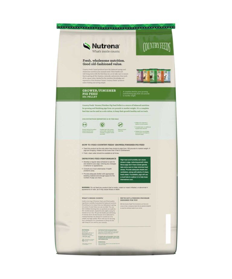 Nutrena Country Feeds Grower/Finisher Pig Feed, 50-Lb