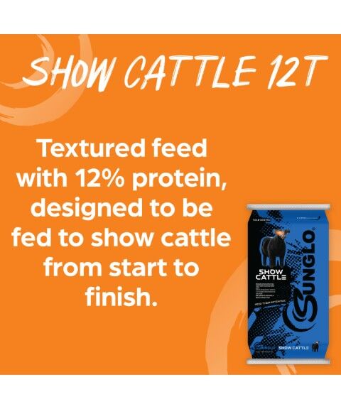 Sunglo Show Cattle 12T, 50-Lb