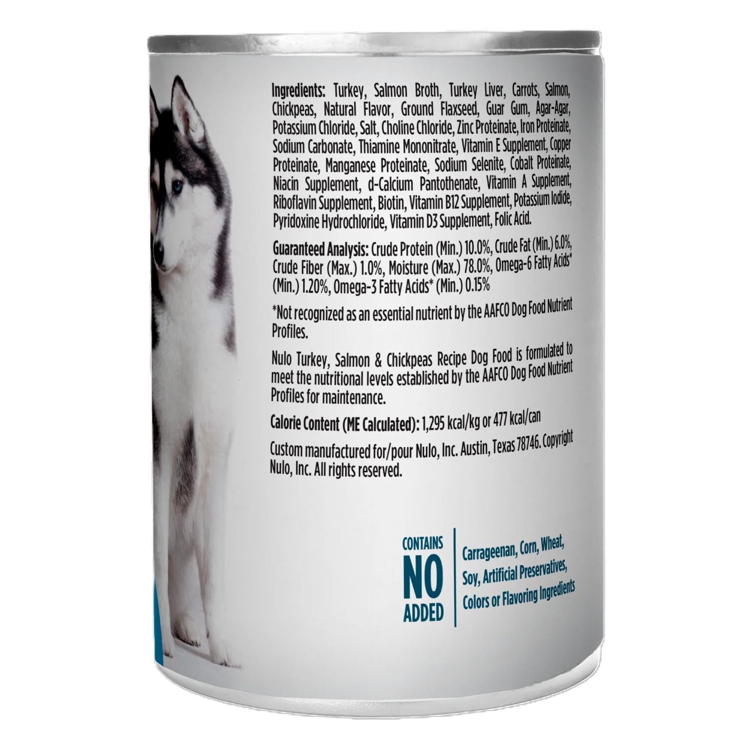 Nulo FreeStyle Turkey, Salmon & Chickpeas Recipe Dog Food, 13-Oz