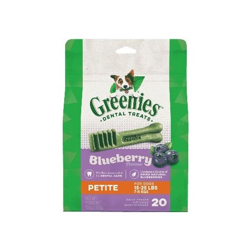 Greenies™ Dental Treats, Blueberry Flavor, Petite Dog, 20-Ct