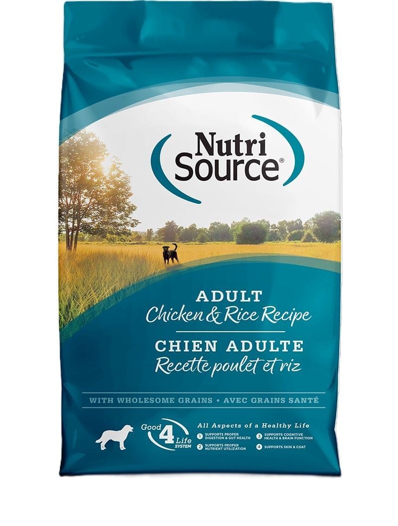 NutriSource Adult Chicken & Rice Dog Food, 26-Lb