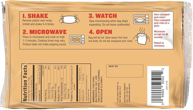 Lowrey's Microwave Pork Rinds, 1.75-Oz