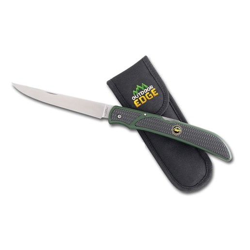 Outdoor Edge Fish and Bone Green Filleting Knife