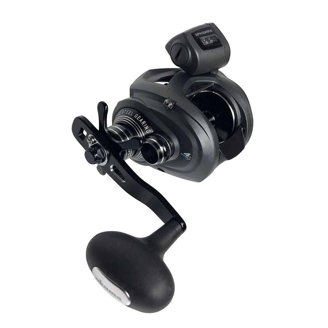 Okuma Cold Water SS Low Profile Line Counter 354 Baitcaster Reel