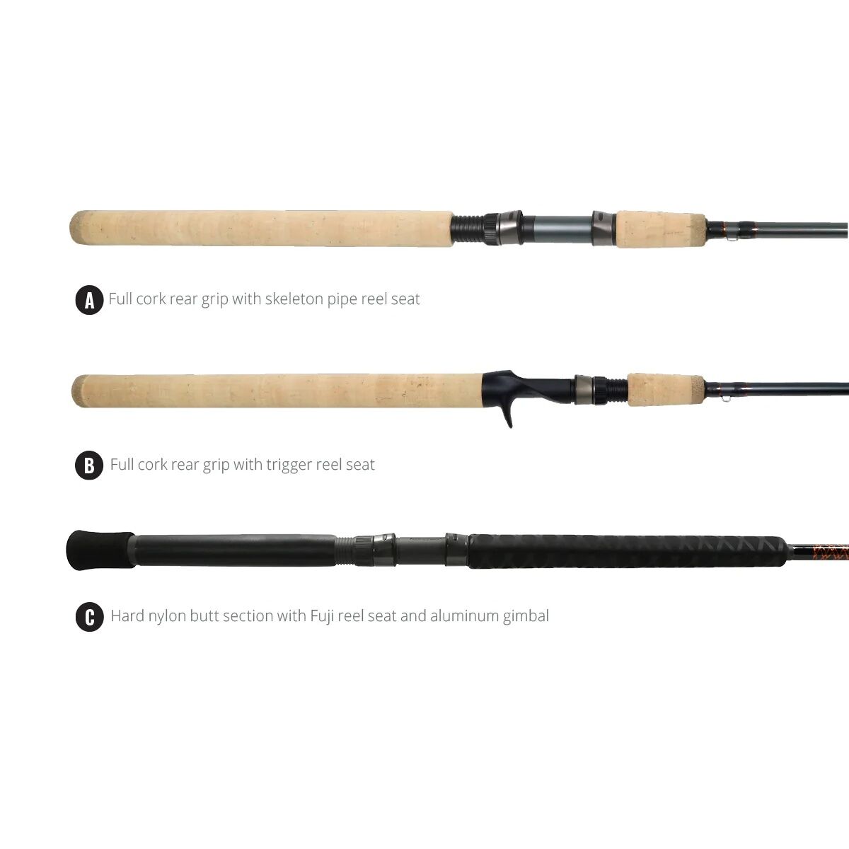 Okuma SST "A" Kokanee Casting Rod Light, 2-Piece, 7 1/2-Ft
