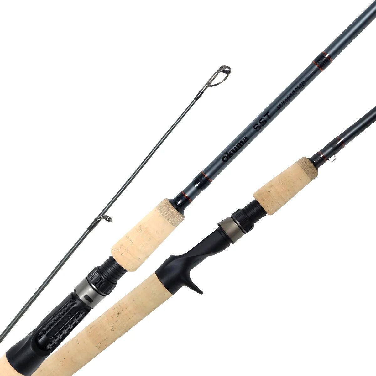 Okuma SST "A" Light Cork Grip Rods, 9-Ft 6-In, 4-10 LB