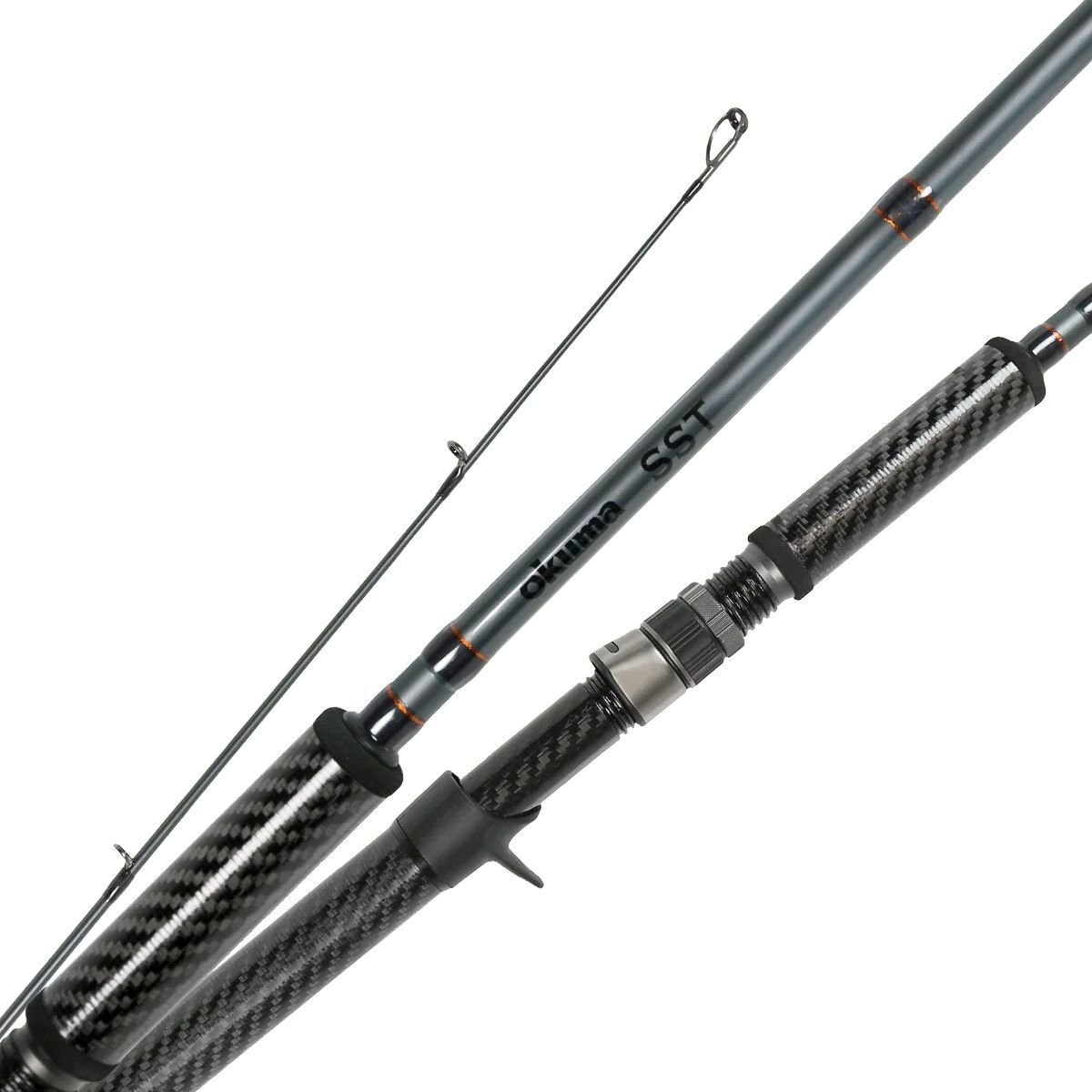 Okuma SST "a" Carbon Grip 2-Piece Medium Spinning Rod, 9-Ft 6-In