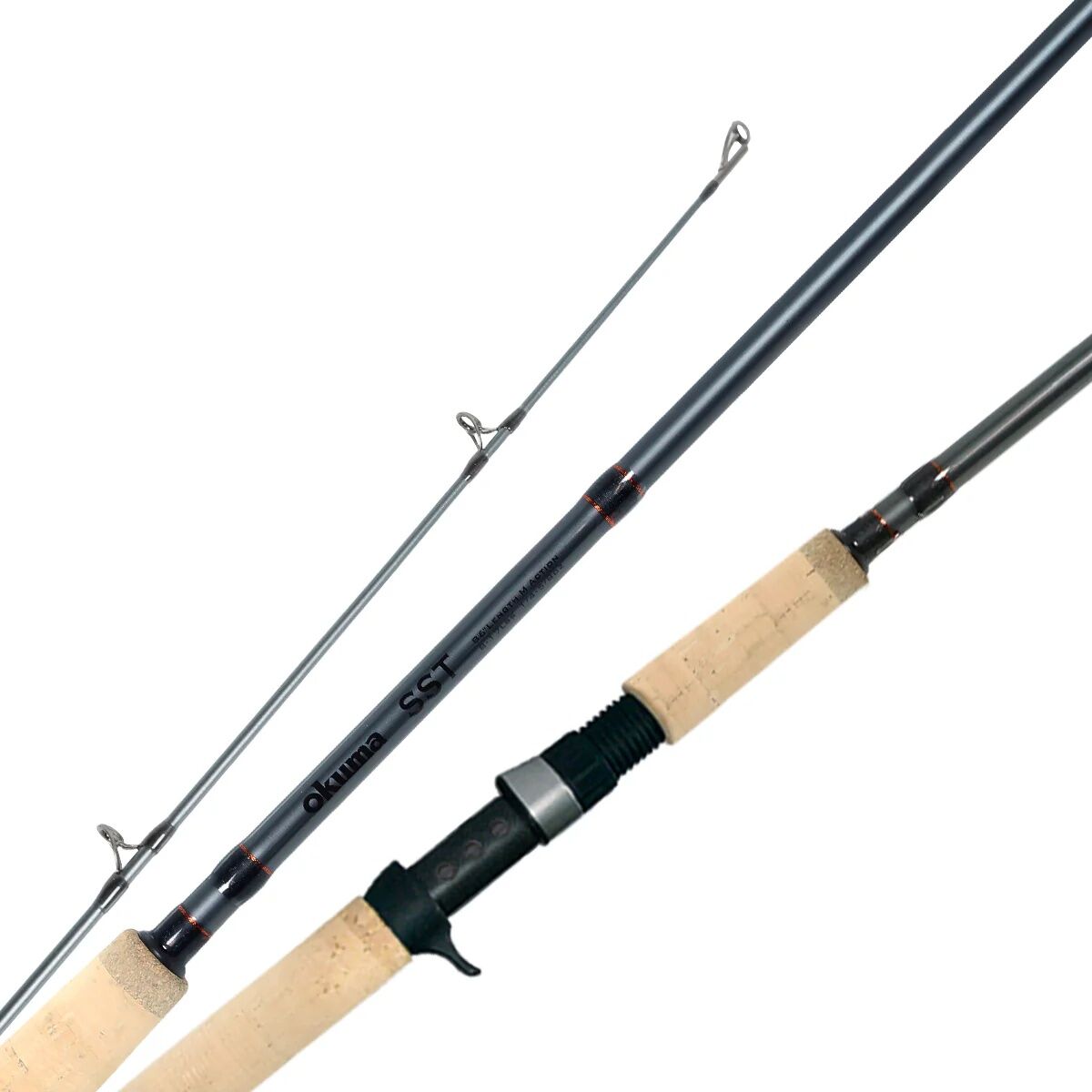 Okuma SST "A" Cork Grip Spinning Rod M, 2-Piece, 9-Ft 6-In