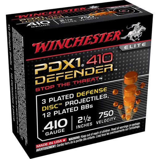 Winchester 410 Gauge 2.5" Defender Shell 