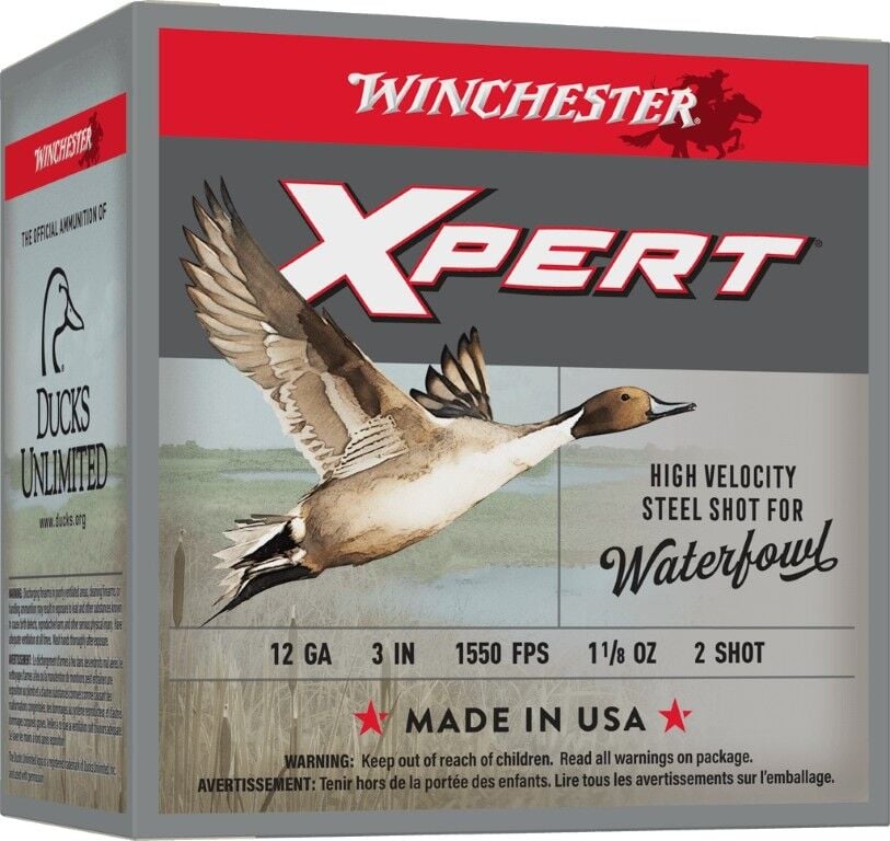 Winchester Xpert Waterfowl 12 Gauge 3" #2 Shot, 1 1/8-Oz, 25-Rd