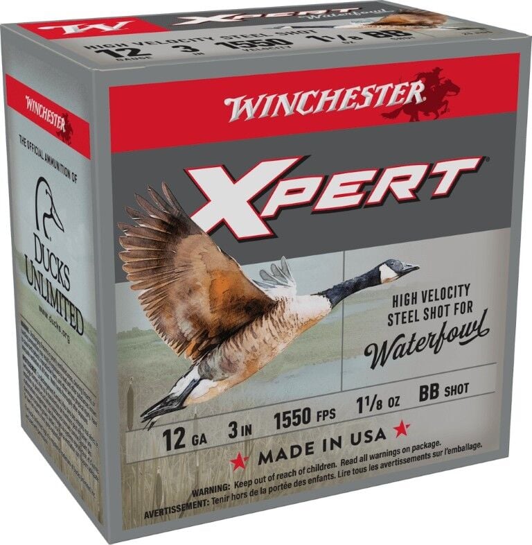 Winchester Xpert Waterfowl 12 Gauge 3" BB Shot, 1 1/8-Oz, 25-Rd